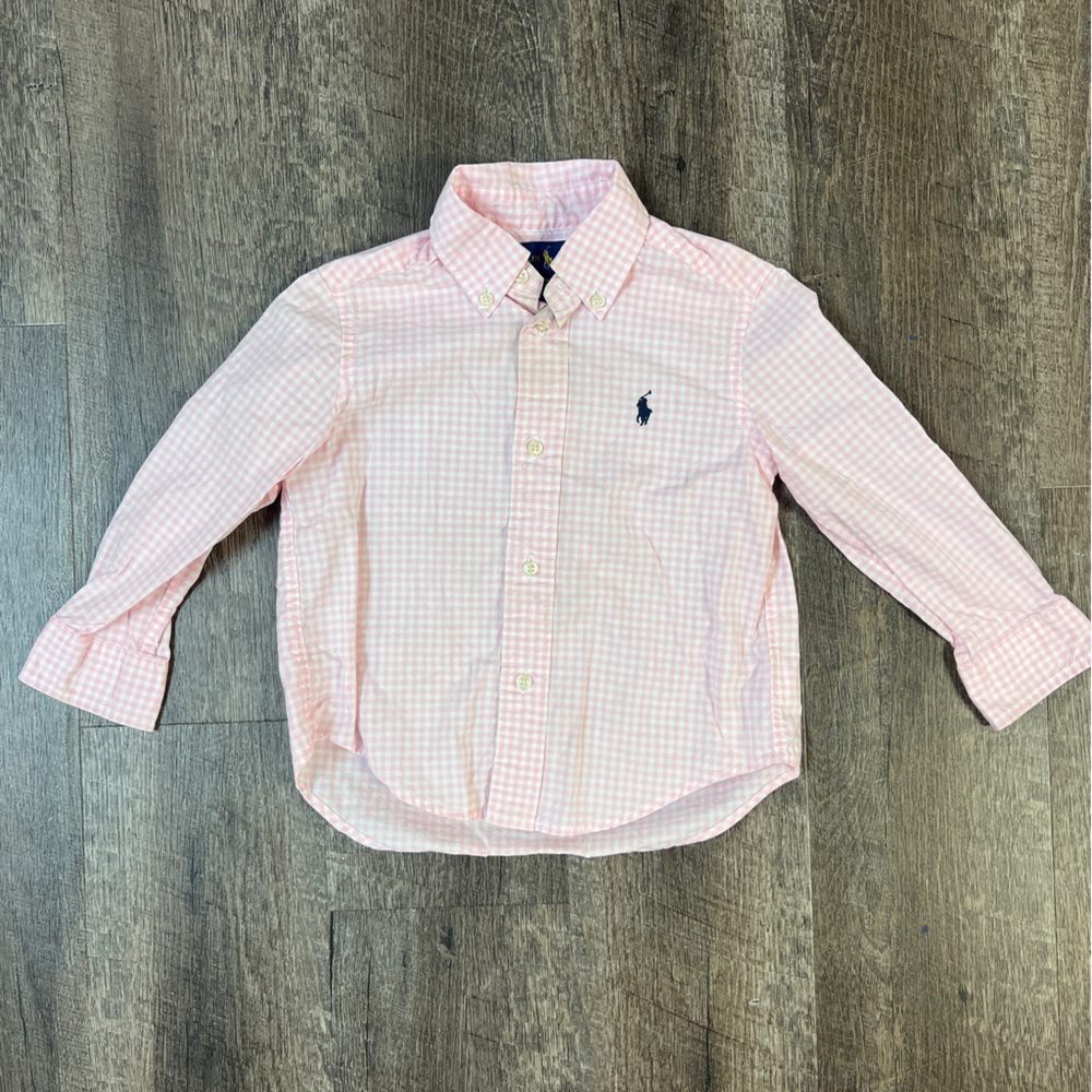 Ralph Lauren Pink Gingham Shirt